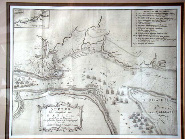 The Siege of Quebec of 1759 published in the Grand Magazine of Universal Intelligence in Oct. 1759